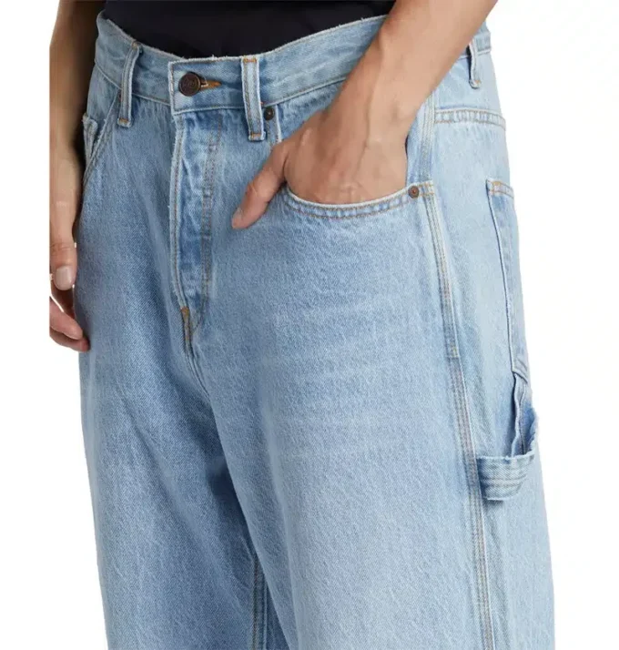 Jean baggy de charpentier Worker pour homme