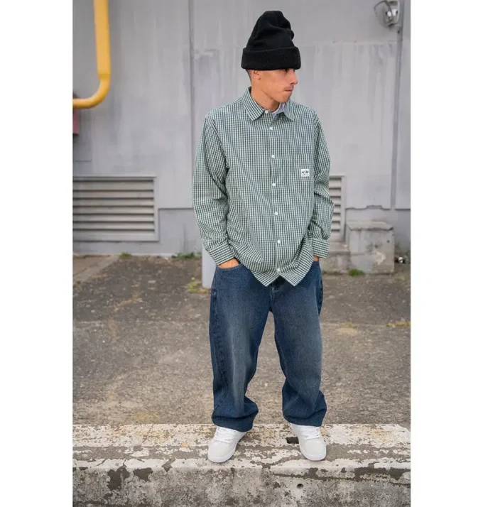 Jean baggy Worker Denim Double That pour homme