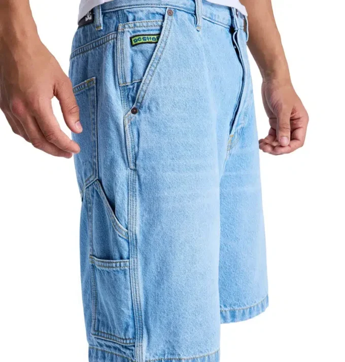 Short en jean ample pour homme
