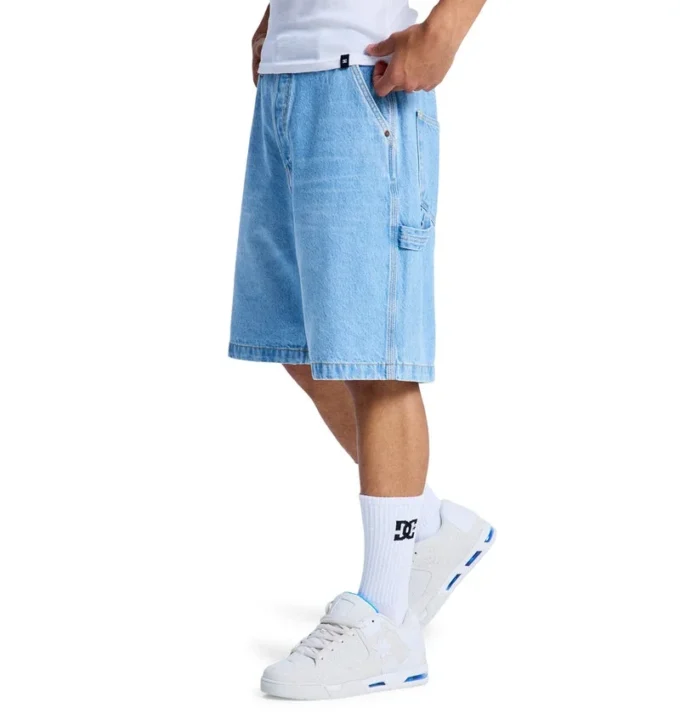 Short en jean ample pour homme