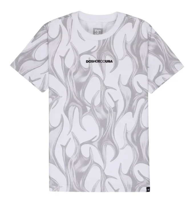 T-shirt à manches courtes DC Liquid Fuego Heritage pour enfants